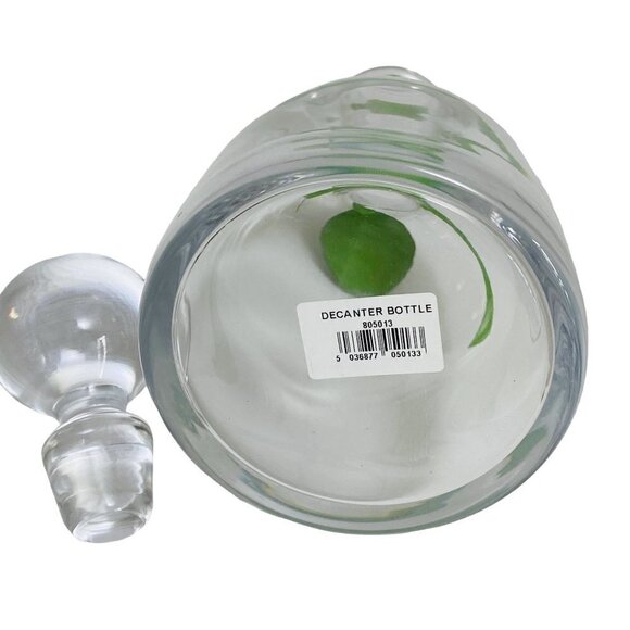 William Yeoward Decanter Luxury Barware Clear Glass Bottle with Stopper NEW - Picture 5 of 9